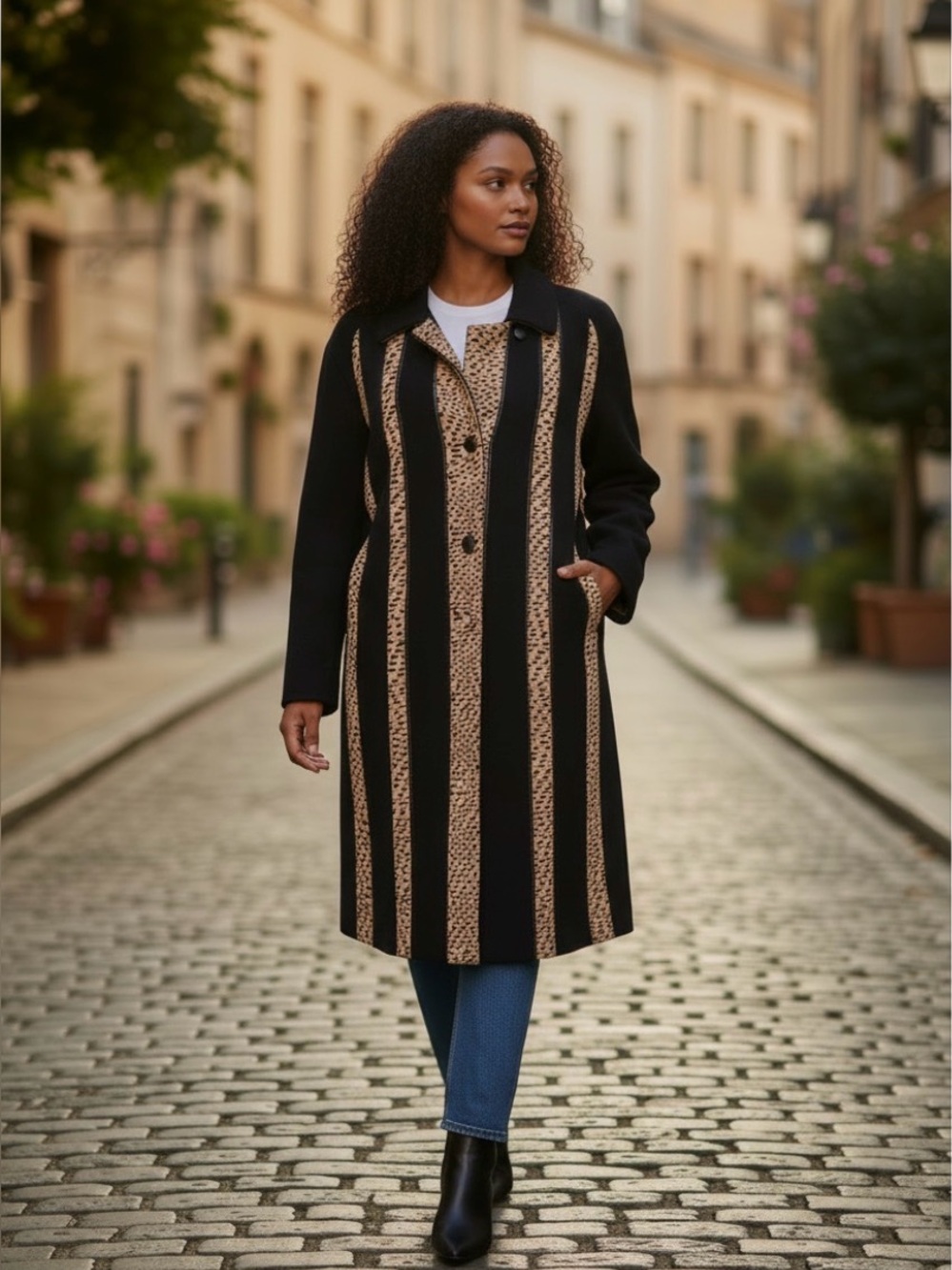 Vintage Philippe Vallereuil Paris Coat